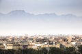 View over Meybod, Iran from the Narin castle Royalty Free Stock Photo